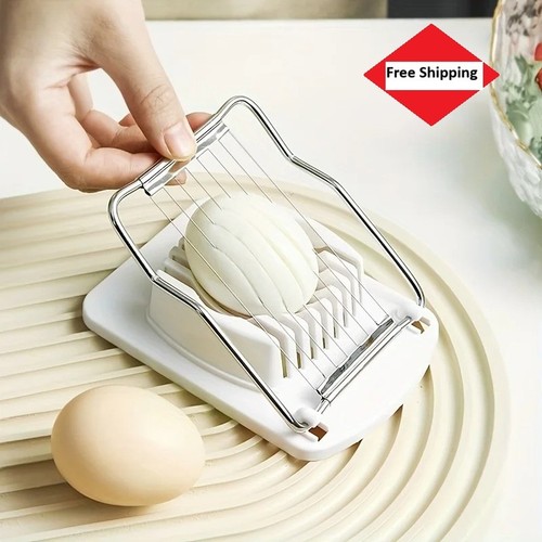 Stainless steel egg cutter - stainless,